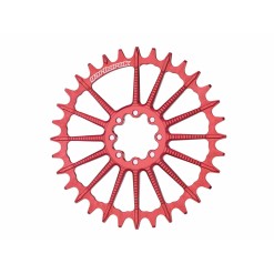 Plateau Ovale Direct Mount Sram 8 vis (déport 3mm) - Rouge