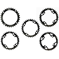 Variable Tooth Chainring Black