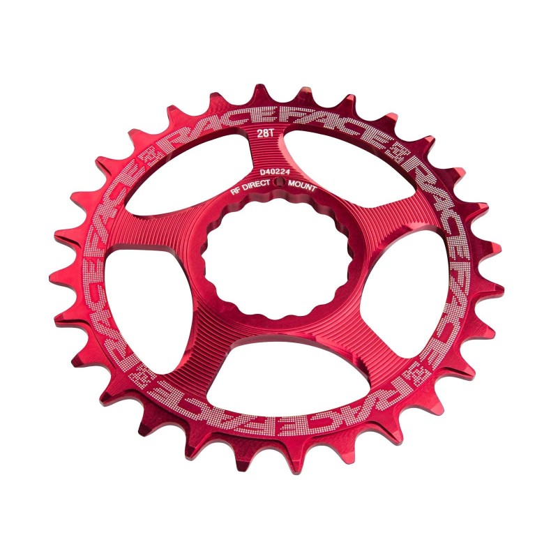 Mono Narrow Wide Direct Mount Cinch Chainring Red