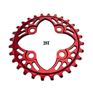 Plato Narrow Wide 64 mm Rojo