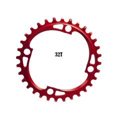 Narrow Wide 104 mm Chainring Red