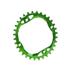 Plateau Oval Narrow Wide 104 mm Vert - Plateaux VTT, Plateau VTT Oval - Purebike - Materiel Velo, Accessoires VTT Equipement Vél