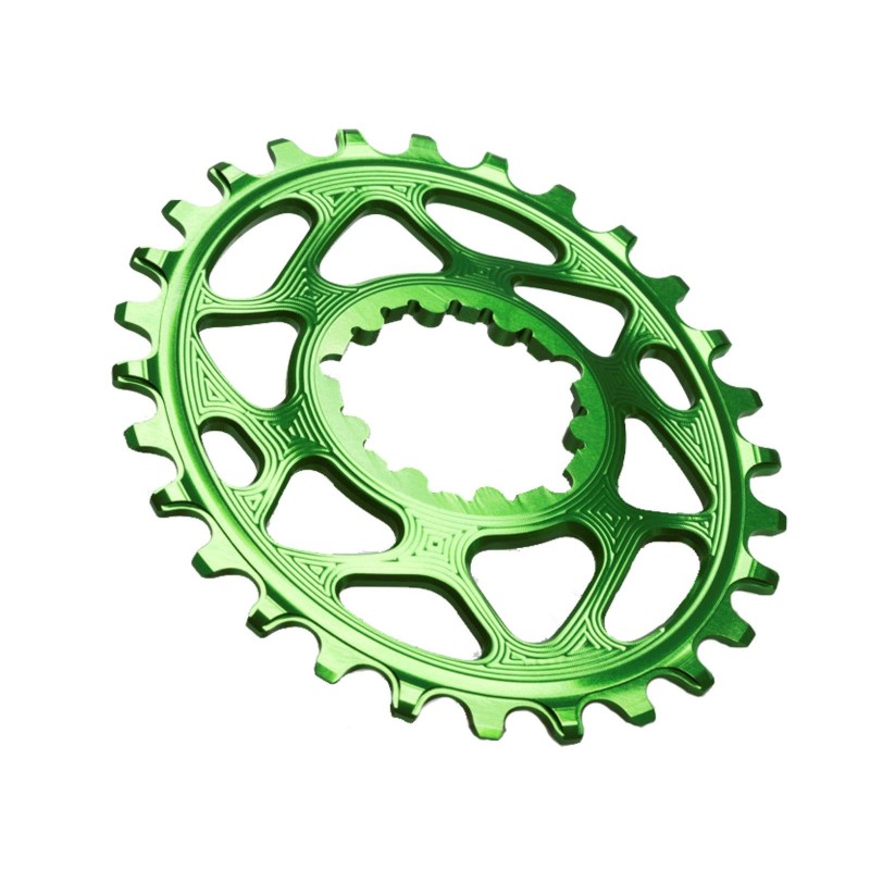 Oval Sram Direct Mount Chainring Green