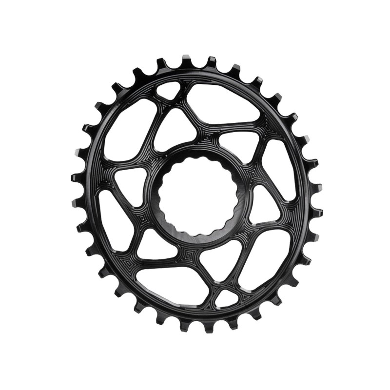 Plateau ovale Narrow Wide Direct Mount pour Race Face Noir