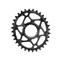 Plateau ovale Narrow Wide Direct Mount pour Race Face Noir