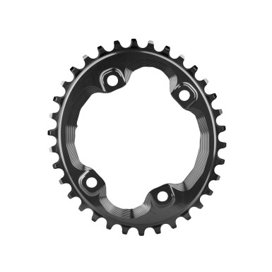 Plateau Oval Shimano XT asymétrique 96 mm à denture variable Noir