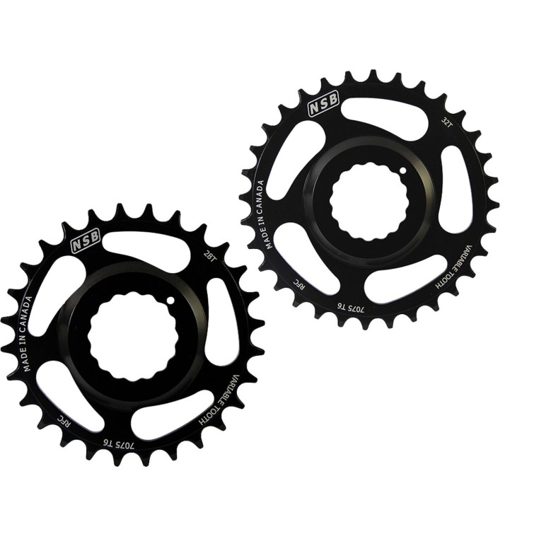 Variable-Tooth Direct Mount Chainring for Race Face Cinch