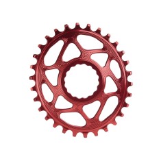 Oval Narrow Wide Direct Mount Chainring for Race Face Red