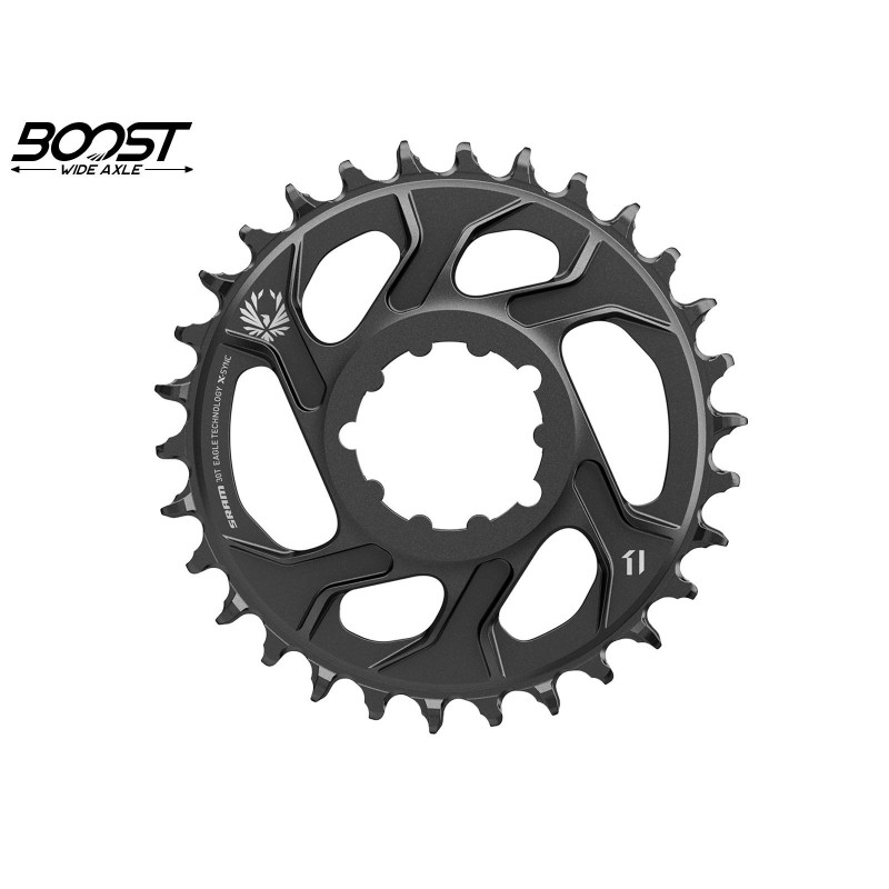 Plato X-Sync 2 Eagle Direct Mount Boost 3 mm Negro