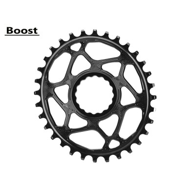Plateau Oval Race Face Direct Mount à denture variable Boost Noir
