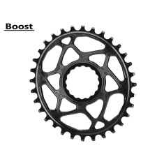 Plateau Oval Race Face Direct Mount à denture variable Boost Noir