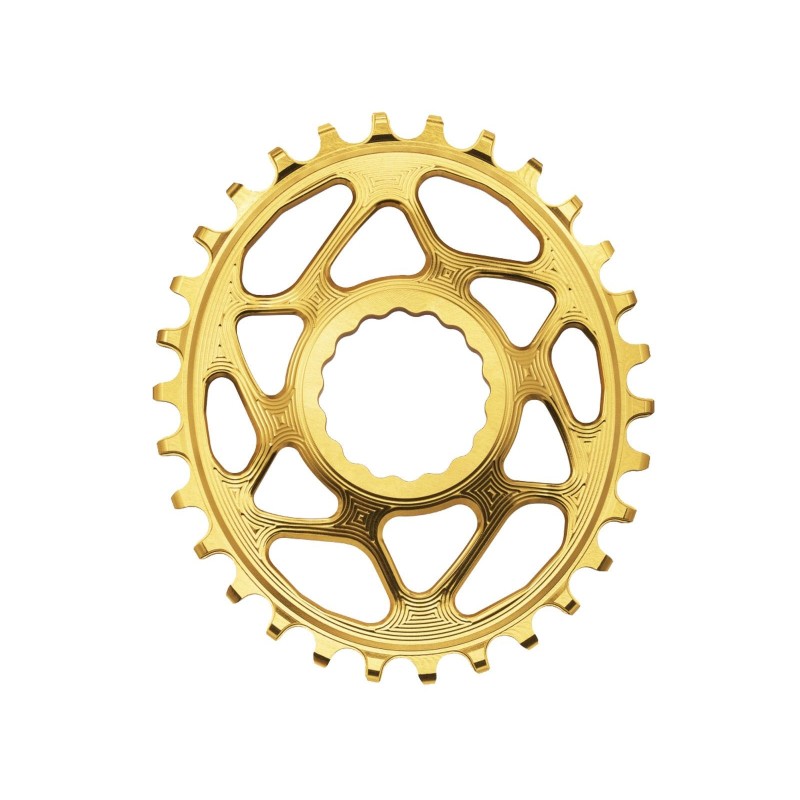 Plateau ovale Narrow Wide Direct Mount pour Race Face Or - Purebike  