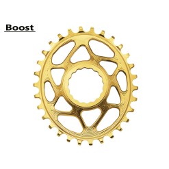Plateau Oval Race Face Direct Mount à denture variable Boost Or