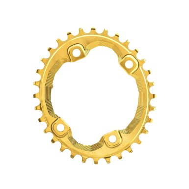 Plato ovalado Shimano XT asimétrico 96 mm de dentado variable Oro