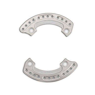 Protector de plato 1/4 Bash (par) Plata