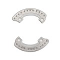 1/4 Bash Chainring Guard (Pair) Silver