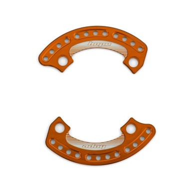 Protector de plato 1/4 Bash (par) Naranja