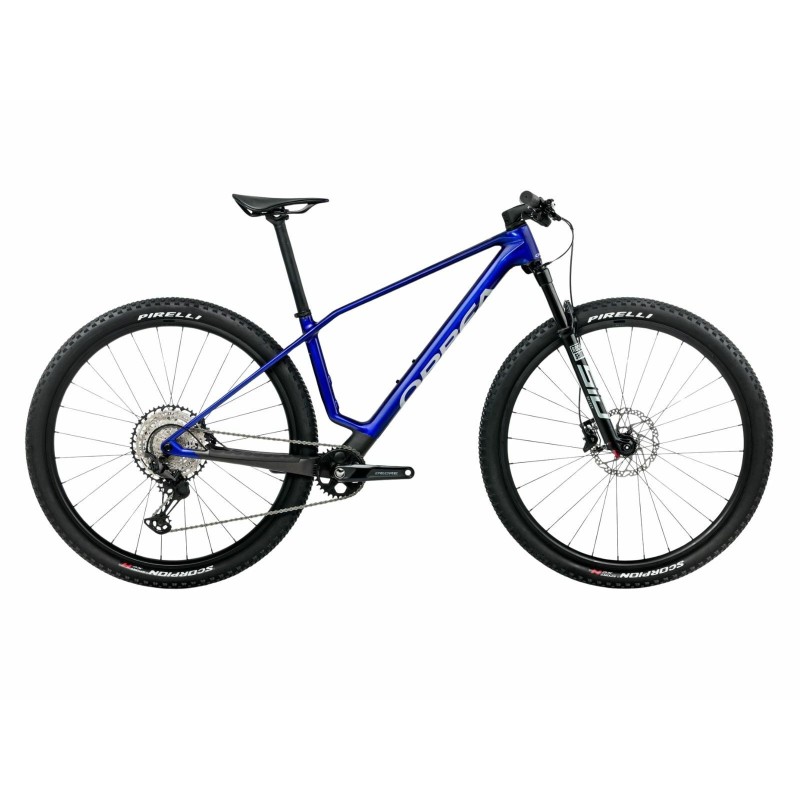 Alma M30 Mountain Bike - Cobalt Blue (Gloss) / Carbon Raw (Matt)