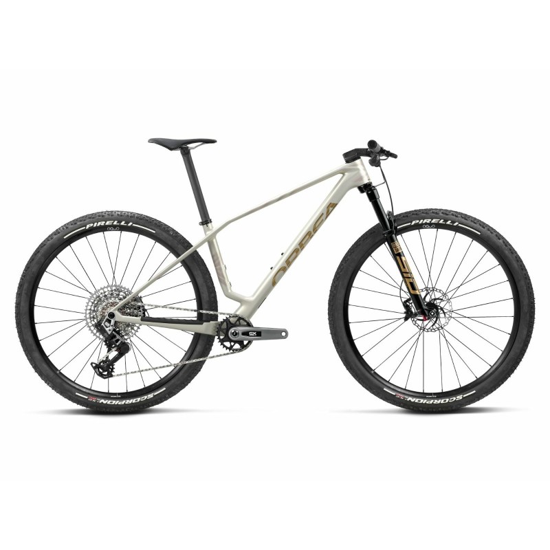 Bicicleta de montaña Alma M-PRO Golden White / Titan Gold (Matt)
