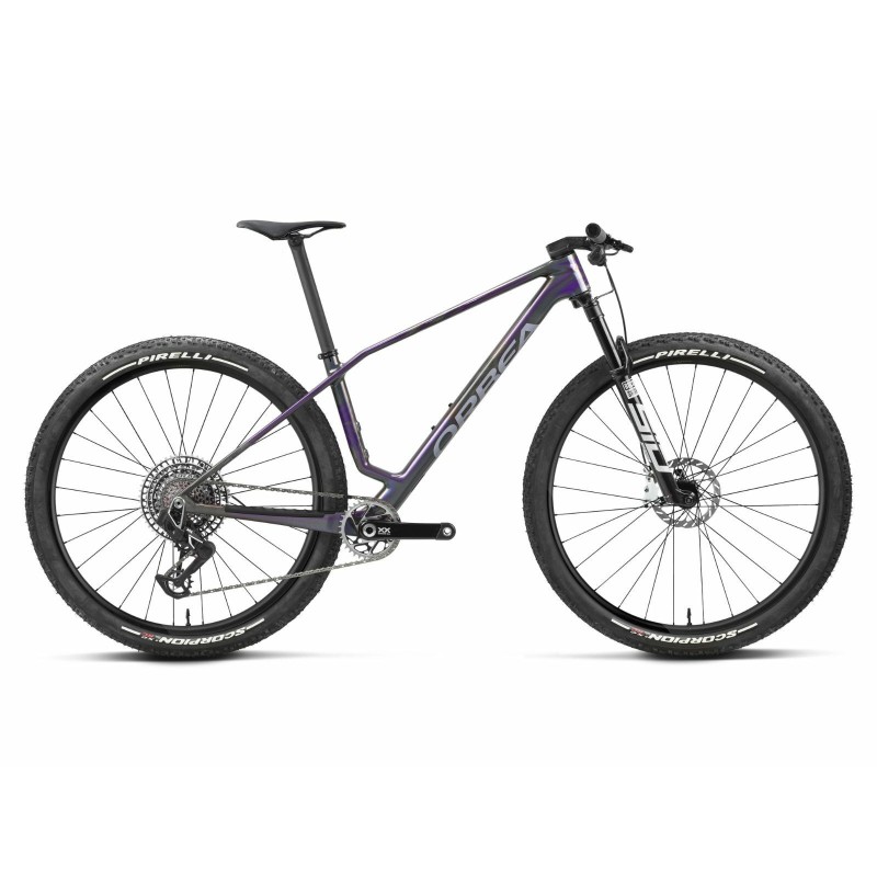 Alma M-LTD Mountain Bike Galactic Rainbow Sunset Carbon View (Gloss)