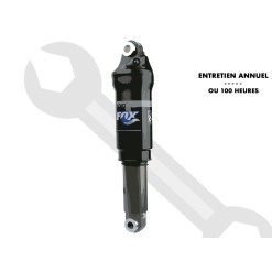 Mantenimiento anual o cada 100 h para amortiguador Fox Float R, RP, CTD, DPS