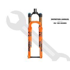 Mantenimiento anual o cada 100 h para horquilla Fox 32 Float