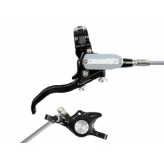 Freno de disco trasero Tech 4 EVO X2 - Negro / Plata