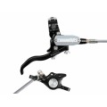 Freno de disco trasero Tech 4 EVO X2 - Negro / Plata