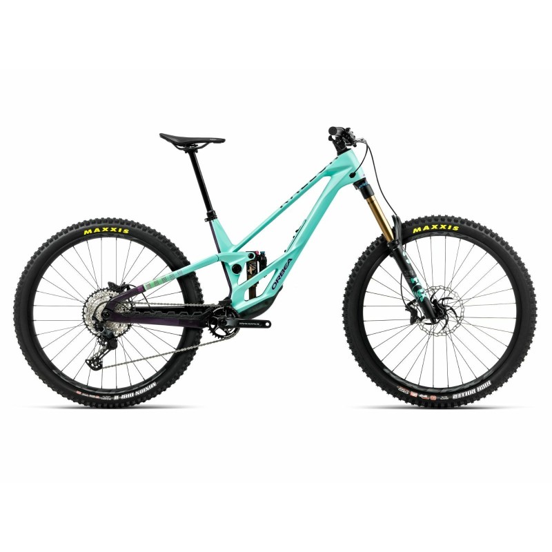 Enduro Mountain Bike Rallon E10 442 - Aloha Green / Fantasy Purple Carbon View