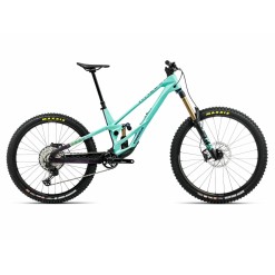 Bicicleta de enduro Rallon E-Team 450 - Aloha Green / Fantasy Purple Carbon View