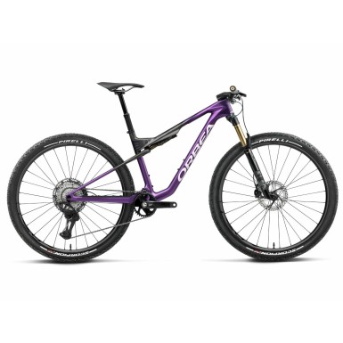 Bicicleta de montaña OIZ M-Pro Royal Plum / Diamond Black Carbon View (Matt)