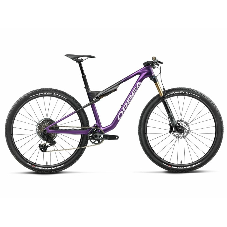 Mountain Bike OIZ M-Team AXS Royal Plum / Diamond Black Carbon View (Matt)
