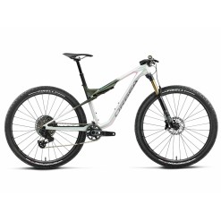 Bicicleta de montaña OIZ M-Team AXS Iris White / Seaweed Carbon View (Gloss)