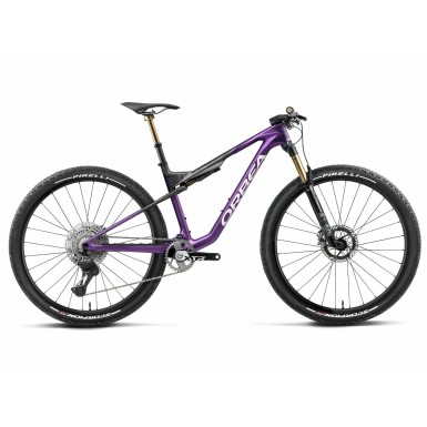 Bicicleta de montaña OIZ M-Team Factory Royal Plum / Diamond Black Carbon View (Matt)
