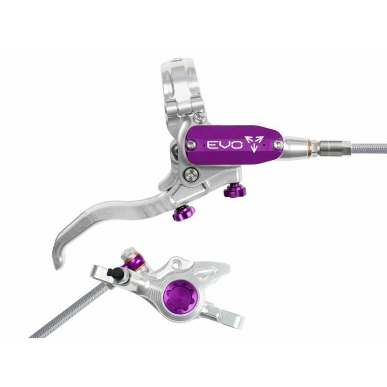 Freno de disco trasero Tech 4 EVO X2 - Plata / Violeta