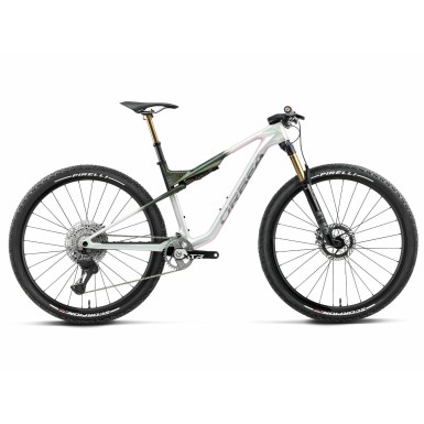 Bicicleta de montaña OIZ M-Team Factory Iris White / Seaweed Carbon View (Gloss)