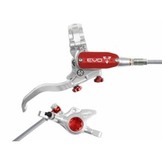Freno de disco trasero Tech 4 EVO X2 - Plata / Rojo