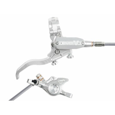Hope Frein à disque arrière Tech 4 EVO X2 - Argent / Argent - Purebike