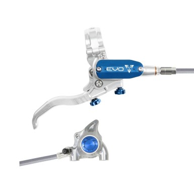 Frein à disque arrière Tech 4 EVO X2 Flat Mount - Argent / Bleu