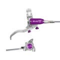 Freno de disco trasero Tech 4 EVO X2 Flat Mount - Plata / Violeta