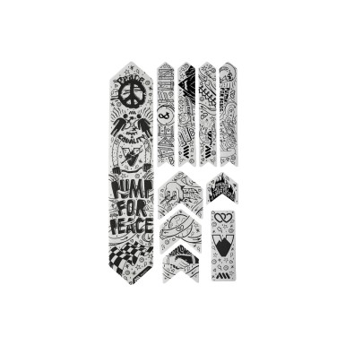 All Mountain Style Kit protections de cadre Extra 10 pièces - Pump for Peace - Purebike