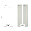 Kit de protección de horquilla de 2 piezas - Transparente