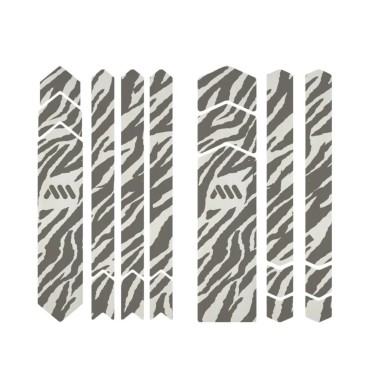 All Mountain Style Kit protections de cadre Full 18 pièces - Zebra - Purebike
