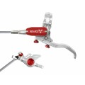 Freno de disco delantero Tech 4 EVO X2 - Plata / Rojo