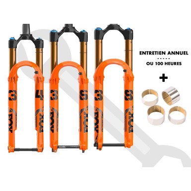 Purebike Entretien annuel ou 100h pour Fourche Fox 34-36-38 Float - Purebike
