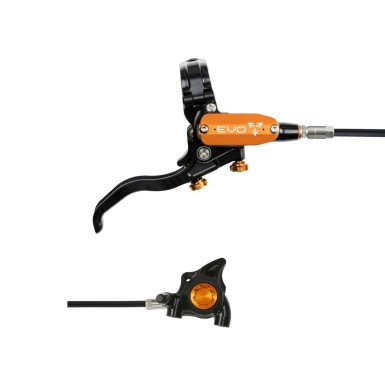 Frein à disque arrière Tech 4 EVO X2 Flat Mount - Noir / Orange