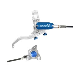 Tech 4 EVO X2 Flat Mount Rear Disc Brake - Silver / Blue