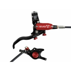 Tech 4 EVO X2 Rear Disc Brake - Black / Red