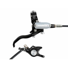 Freno de disco trasero Tech 4 EVO X2 - Negro / Plateado