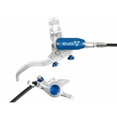 Hope Frein à disque arrière Tech 4 EVO X2 - Argent / Bleu - Purebike